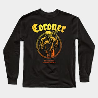 Coroner Thrash Metal Classic Long Sleeve T-Shirt